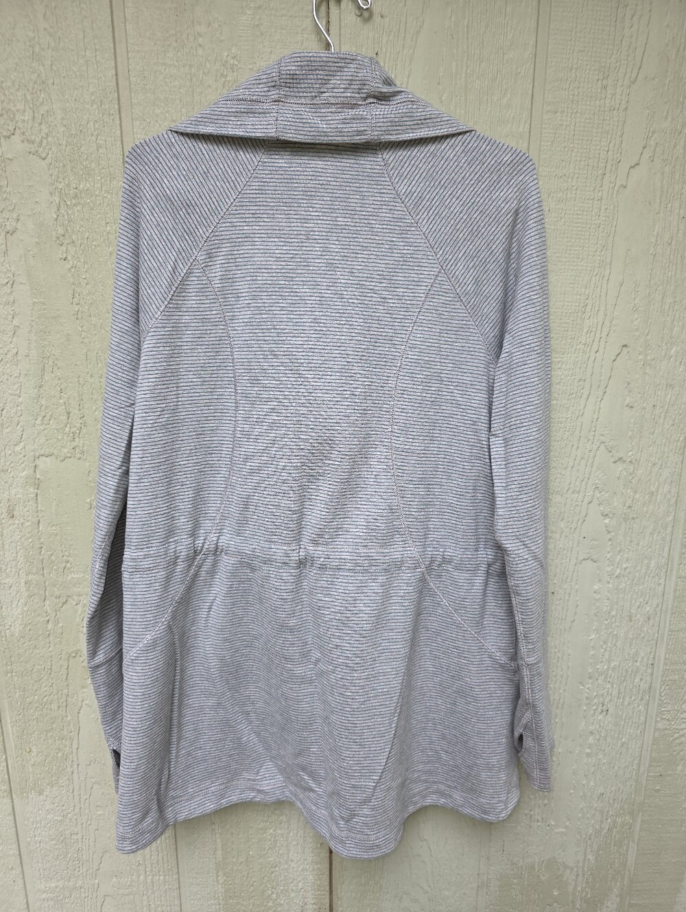 Eddie Bauer,Grey Funnel Sweater Jacket #JAC3 - Picture 6 of 16